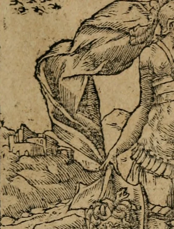An illustration from Diverse imprese accomodate a diuerse moralità : con versi che i loro significati dichiarano : Tratte da gli Emblemi dell' Alciato, 1549, leaf 26