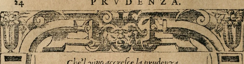 An illustration from Diverse imprese accomodate a diuerse moralità : con versi che i loro significati dichiarano : Tratte da gli Emblemi dell' Alciato, 1549, leaf 27
