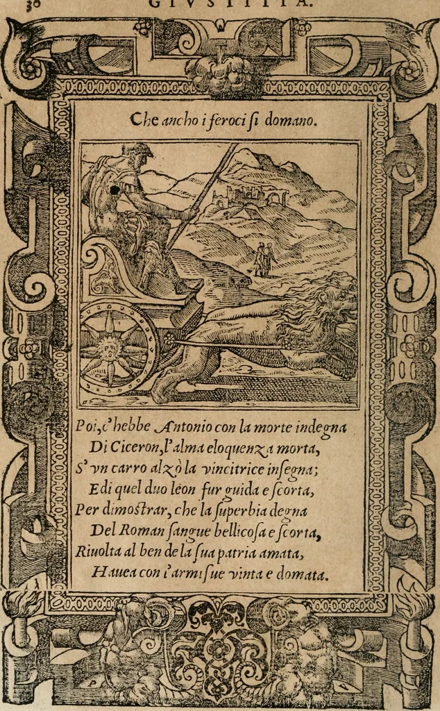 An illustration from Diverse imprese accomodate a diuerse moralità : con versi che i loro significati dichiarano : Tratte da gli Emblemi dell' Alciato, 1549, leaf 33