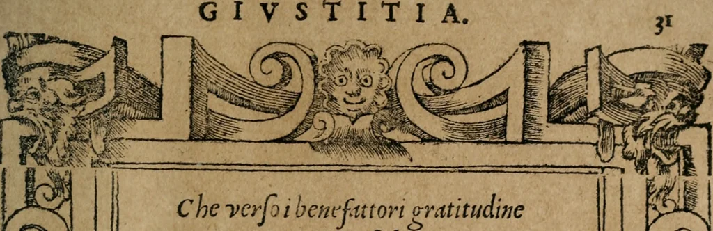 An illustration from Diverse imprese accomodate a diuerse moralità : con versi che i loro significati dichiarano : Tratte da gli Emblemi dell' Alciato, 1549, leaf 34