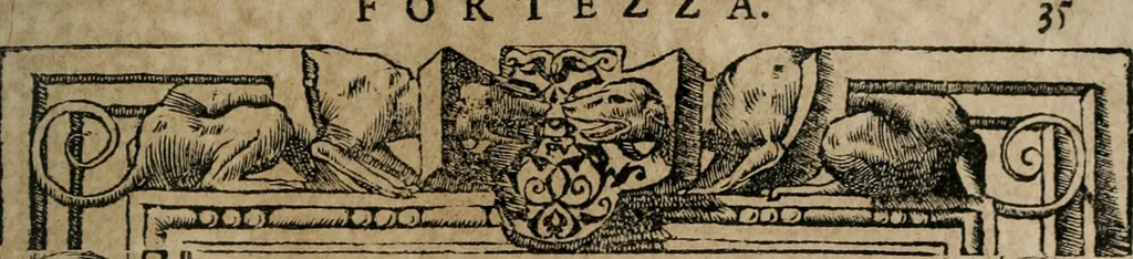 An illustration from Diverse imprese accomodate a diuerse moralità : con versi che i loro significati dichiarano : Tratte da gli Emblemi dell' Alciato, 1549, leaf 38