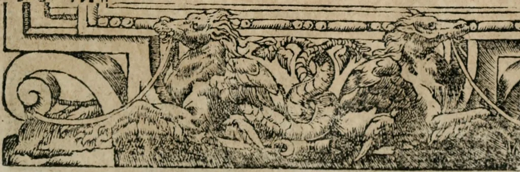 An illustration from Diverse imprese accomodate a diuerse moralità : con versi che i loro significati dichiarano : Tratte da gli Emblemi dell' Alciato, 1549, leaf 38