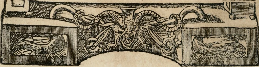 An illustration from Diverse imprese accomodate a diuerse moralità : con versi che i loro significati dichiarano : Tratte da gli Emblemi dell' Alciato, 1549, leaf 49