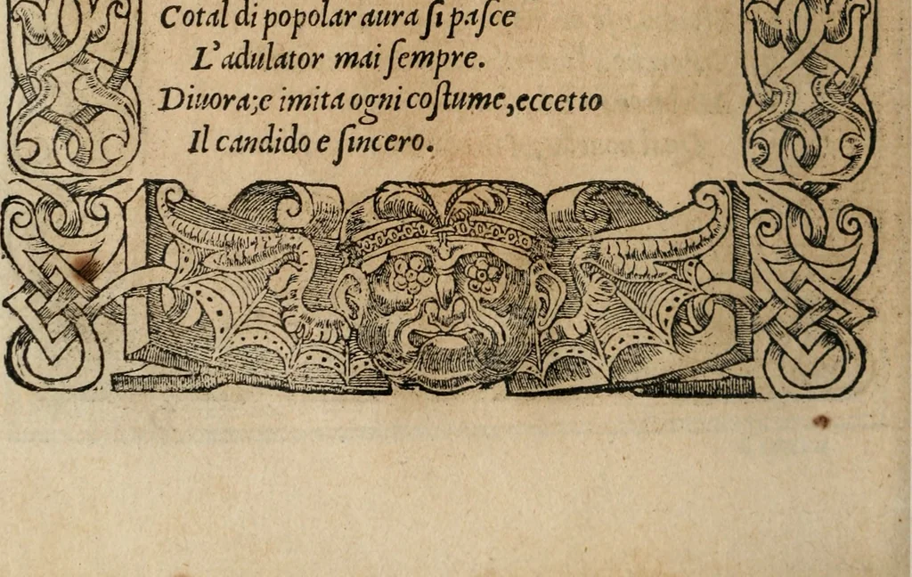 An illustration from Diverse imprese accomodate a diuerse moralità : con versi che i loro significati dichiarano : Tratte da gli Emblemi dell' Alciato, 1549, leaf 53