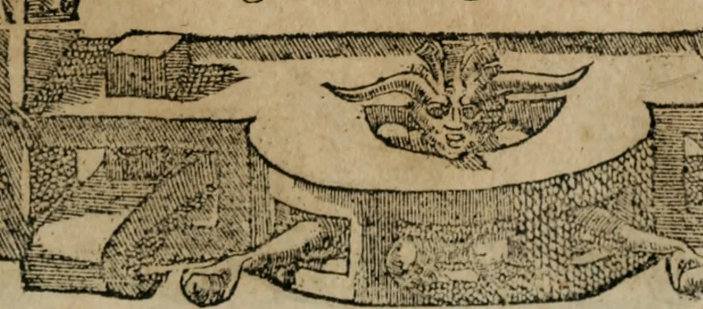 An illustration from Diverse imprese accomodate a diuerse moralità : con versi che i loro significati dichiarano : Tratte da gli Emblemi dell' Alciato, 1549, leaf 56