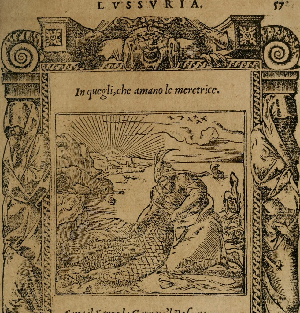 An illustration from Diverse imprese accomodate a diuerse moralità : con versi che i loro significati dichiarano : Tratte da gli Emblemi dell' Alciato, 1549, leaf 60