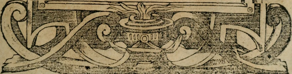 An illustration from Diverse imprese accomodate a diuerse moralità : con versi che i loro significati dichiarano : Tratte da gli Emblemi dell' Alciato, 1549, leaf 66