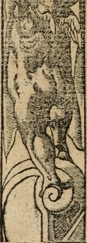 An illustration from Diverse imprese accomodate a diuerse moralità : con versi che i loro significati dichiarano : Tratte da gli Emblemi dell' Alciato, 1549, leaf 69