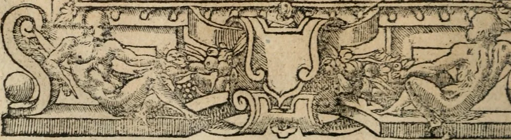 An illustration from Diverse imprese accomodate a diuerse moralità : con versi che i loro significati dichiarano : Tratte da gli Emblemi dell' Alciato, 1549, leaf 71