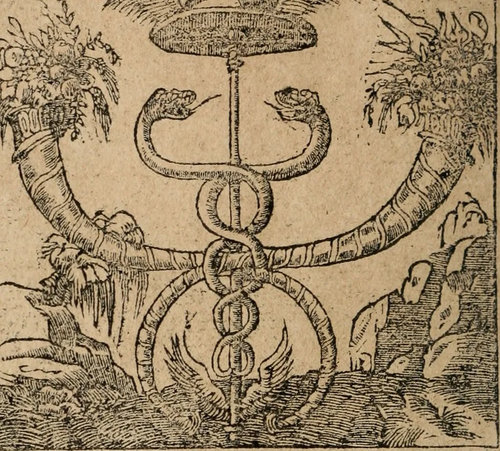 An illustration from Diverse imprese accomodate a diuerse moralità : con versi che i loro significati dichiarano : Tratte da gli Emblemi dell' Alciato, 1549, leaf 85