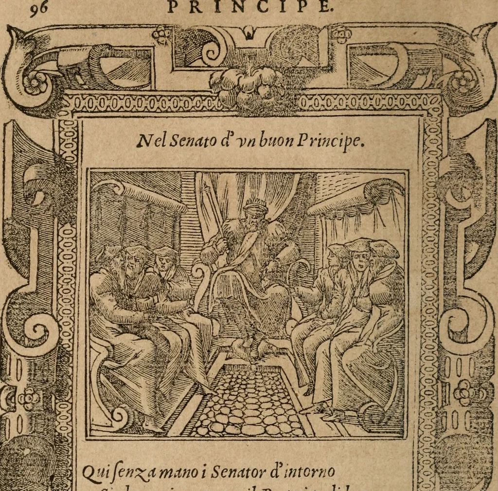 An illustration from Diverse imprese accomodate a diuerse moralità : con versi che i loro significati dichiarano : Tratte da gli Emblemi dell' Alciato, 1549, leaf 99