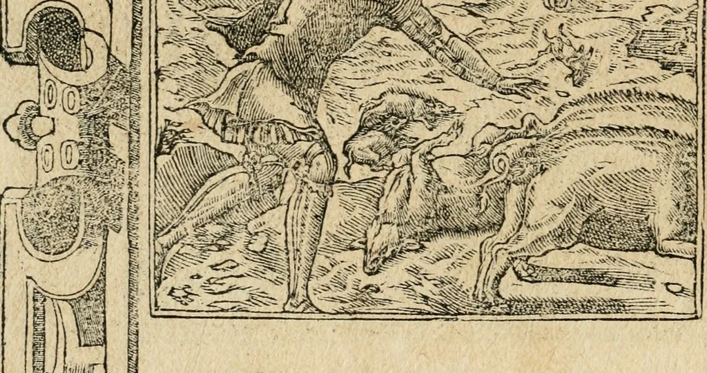 An illustration from Diverse imprese accommodate a diuerse moralità : con versi che i loro significati dichiarano : tratte da gli emblemi dell'Alciato, 1549, leaf 119