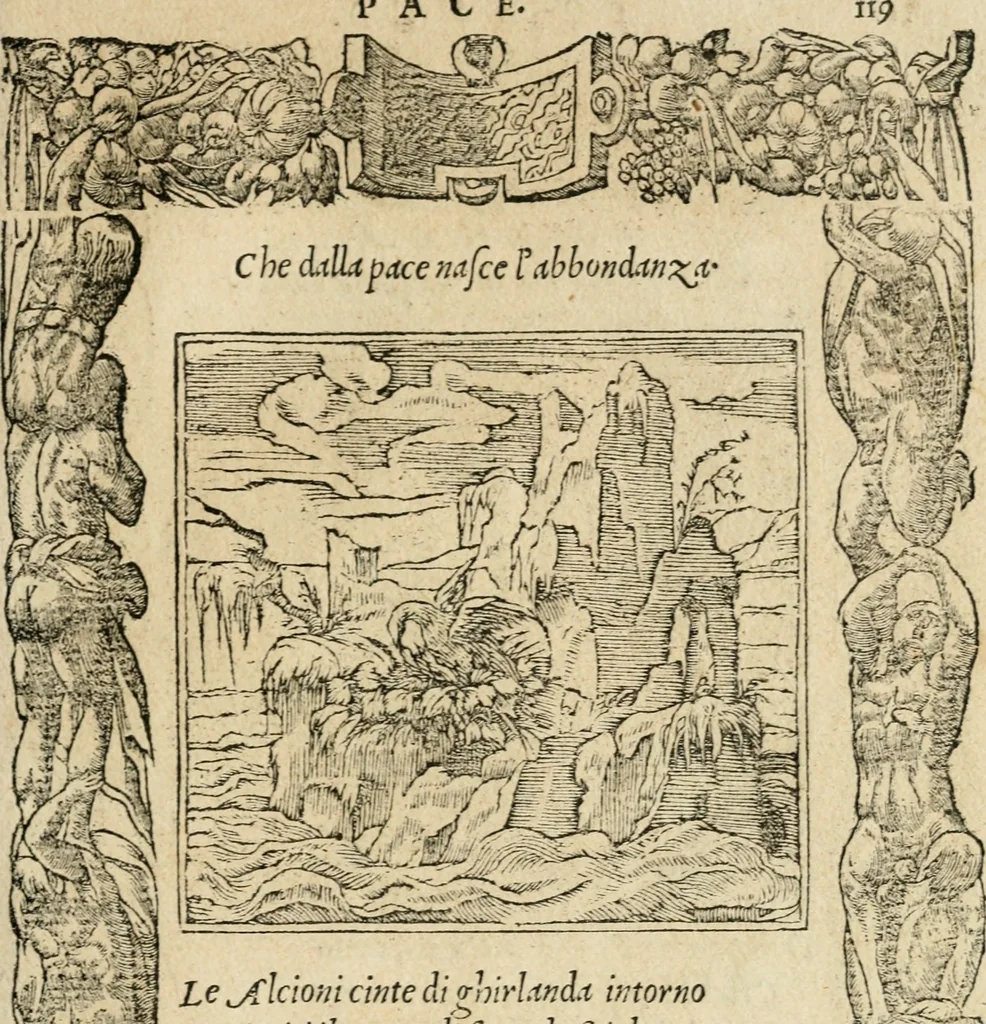 An illustration from Diverse imprese accommodate a diuerse moralità : con versi che i loro significati dichiarano : tratte da gli emblemi dell'Alciato, 1549, leaf 122