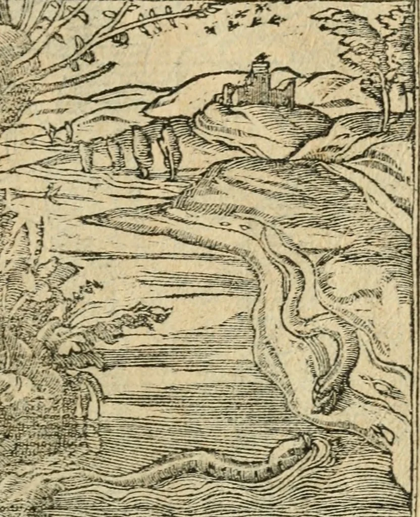 An illustration from Diverse imprese accommodate a diuerse moralità : con versi che i loro significati dichiarano : tratte da gli emblemi dell'Alciato, 1549, leaf 132