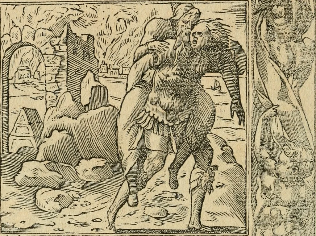 An illustration from Diverse imprese accommodate a diuerse moralità : con versi che i loro significati dichiarano : tratte da gli emblemi dell'Alciato, 1549, leaf 135