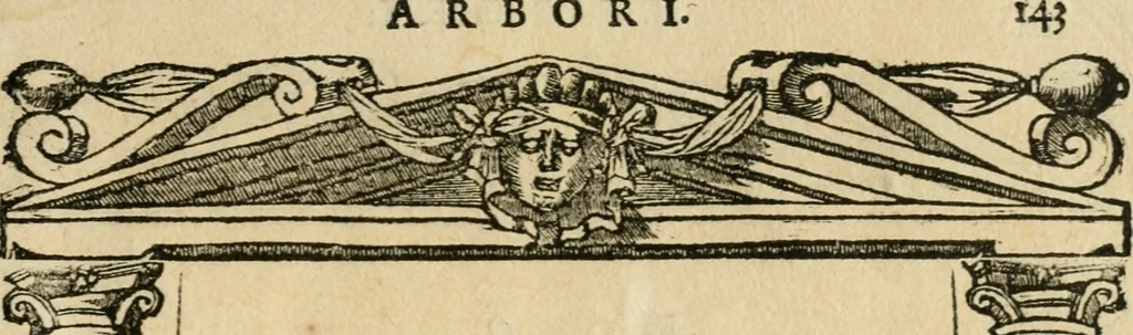 An illustration from Diverse imprese accommodate a diuerse moralità : con versi che i loro significati dichiarano : tratte da gli emblemi dell'Alciato, 1549, leaf 146