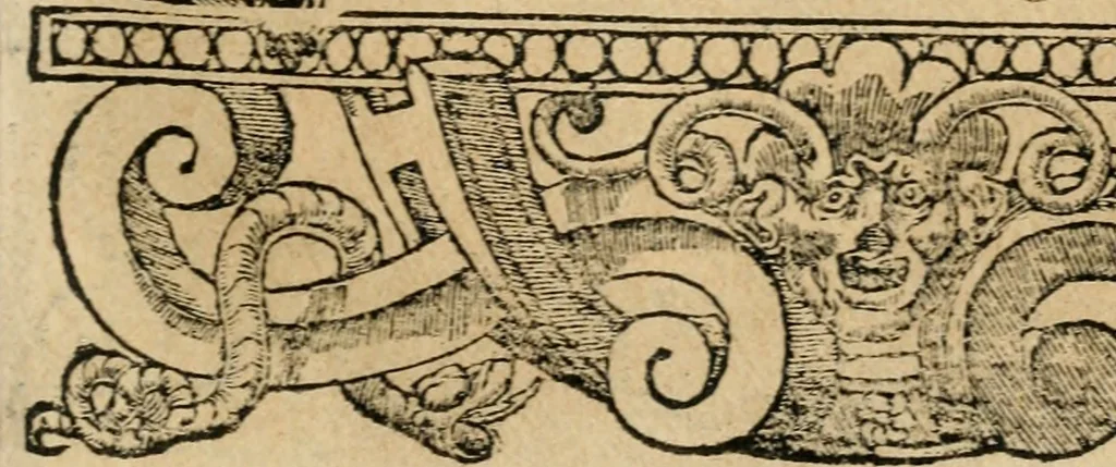 An illustration from Diverse imprese accommodate a diuerse moralità : con versi che i loro significati dichiarano : tratte da gli emblemi dell'Alciato, 1549, leaf 20