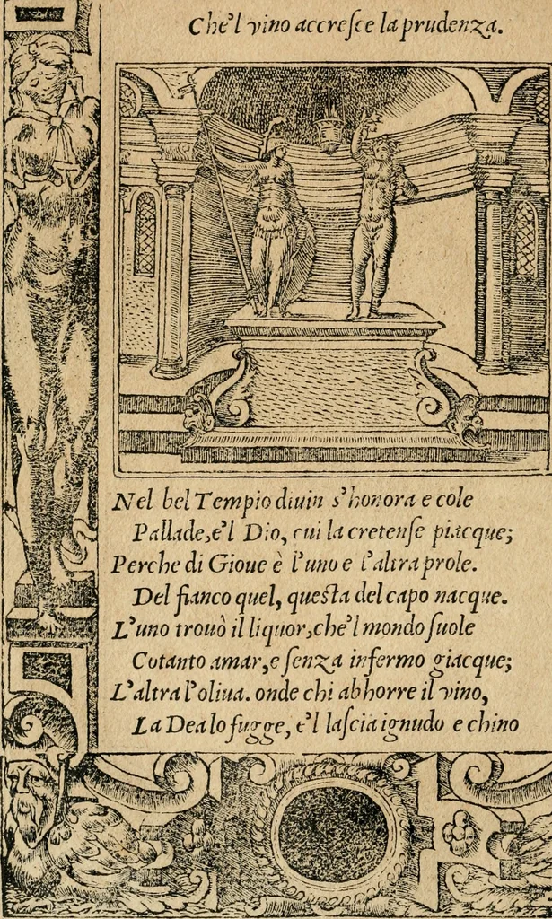 An illustration from Diverse imprese accommodate a diuerse moralità : con versi che i loro significati dichiarano : tratte da gli emblemi dell'Alciato, 1549, leaf 27