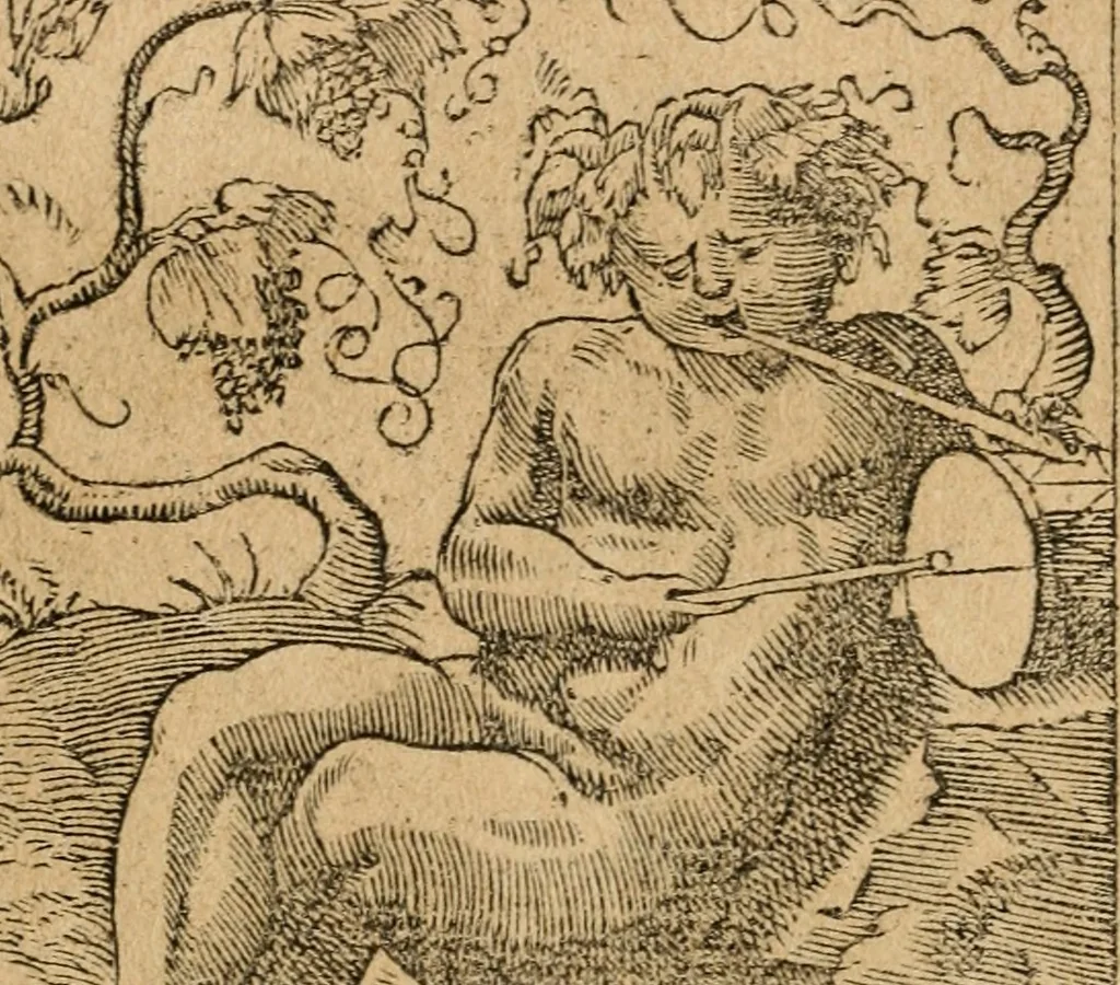 An illustration from Diverse imprese accommodate a diuerse moralità : con versi che i loro significati dichiarano : tratte da gli emblemi dell'Alciato, 1549, leaf 29