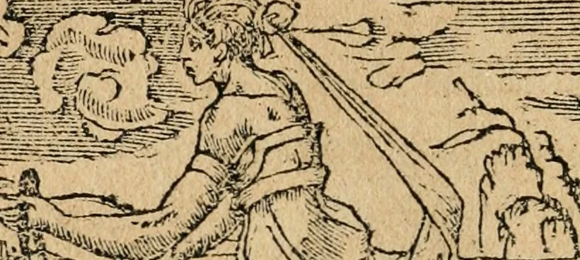 An illustration from Diverse imprese accommodate a diuerse moralità : con versi che i loro significati dichiarano : tratte da gli emblemi dell'Alciato, 1549, leaf 31
