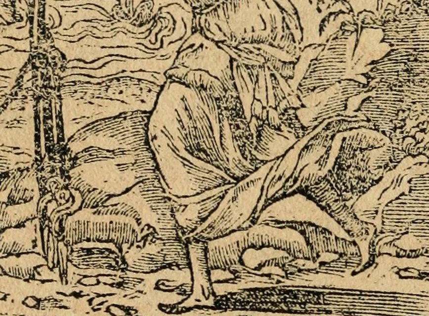 An illustration from Diverse imprese accommodate a diuerse moralità : con versi che i loro significati dichiarano : tratte da gli emblemi dell'Alciato, 1549, leaf 31