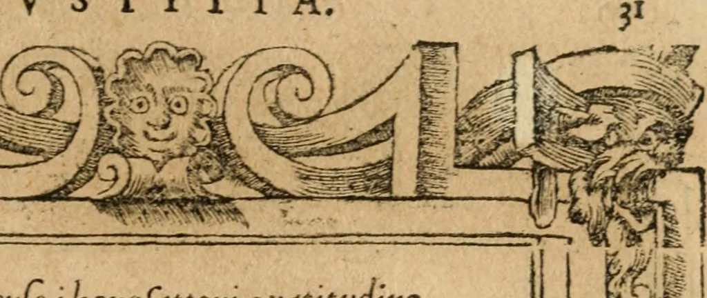 An illustration from Diverse imprese accommodate a diuerse moralità : con versi che i loro significati dichiarano : tratte da gli emblemi dell'Alciato, 1549, leaf 34