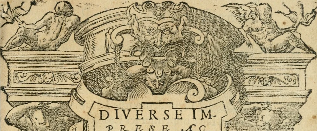 An illustration from Diverse imprese accommodate a diuerse moralità : con versi che i loro significati dichiarano : tratte da gli emblemi dell'Alciato, 1549, leaf 4
