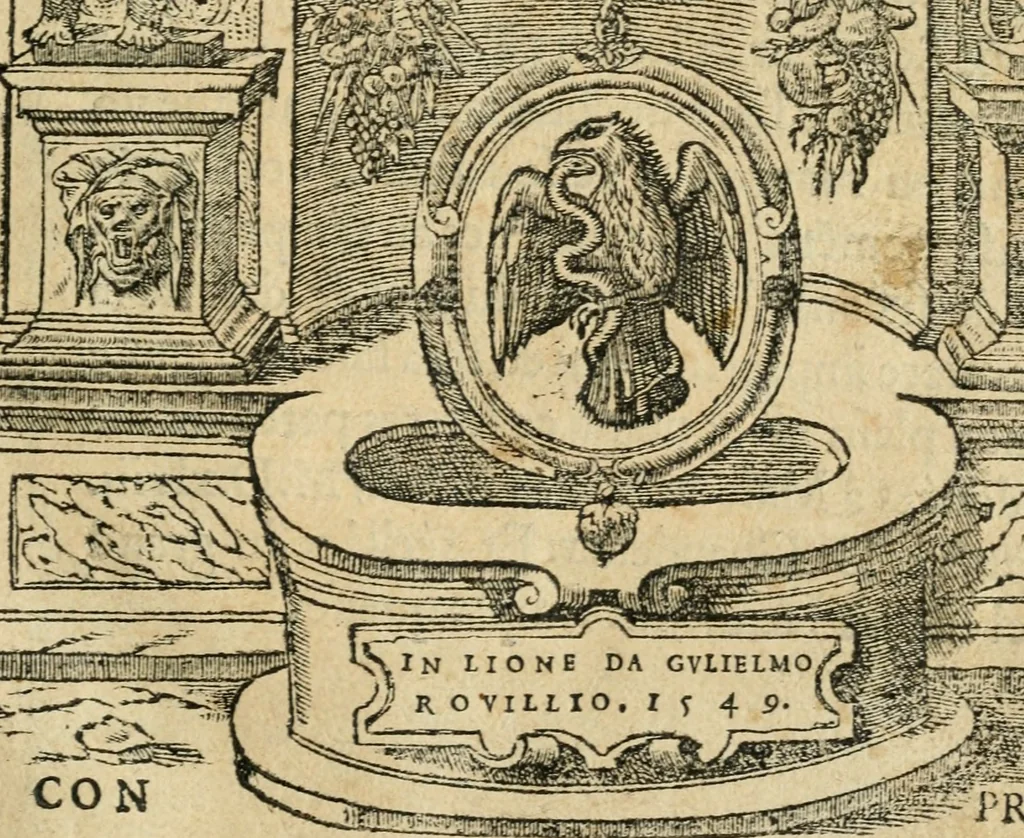 An illustration from Diverse imprese accommodate a diuerse moralità : con versi che i loro significati dichiarano : tratte da gli emblemi dell'Alciato, 1549, leaf 4