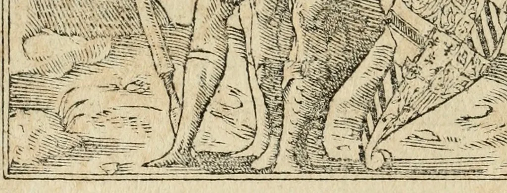 An illustration from Diverse imprese accommodate a diuerse moralità : con versi che i loro significati dichiarano : tratte da gli emblemi dell'Alciato, 1549, leaf 43