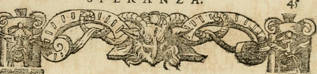 An illustration from Diverse imprese accommodate a diuerse moralità : con versi che i loro significati dichiarano : tratte da gli emblemi dell'Alciato, 1549, leaf 48