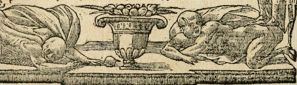 An illustration from Diverse imprese accommodate a diuerse moralità : con versi che i loro significati dichiarano : tratte da gli emblemi dell'Alciato, 1549, leaf 55