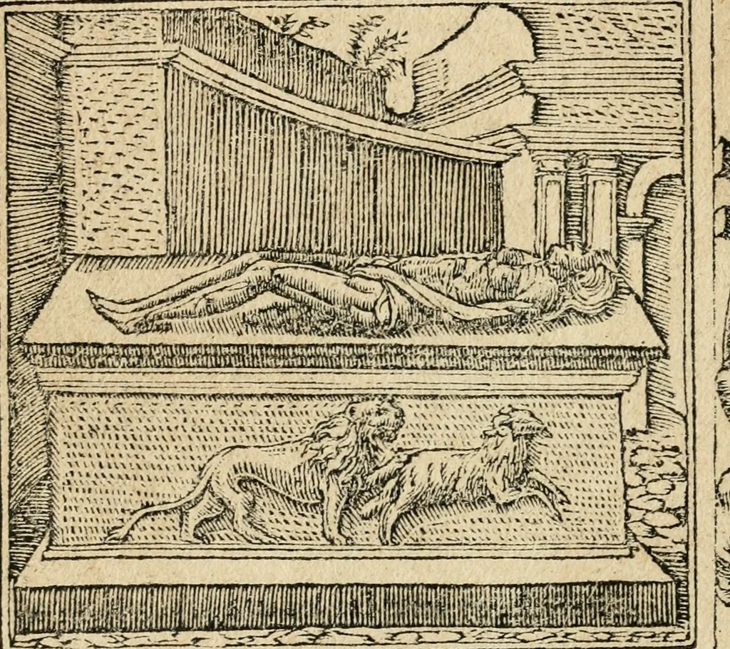An illustration from Diverse imprese accommodate a diuerse moralità : con versi che i loro significati dichiarano : tratte da gli emblemi dell'Alciato, 1549, leaf 59