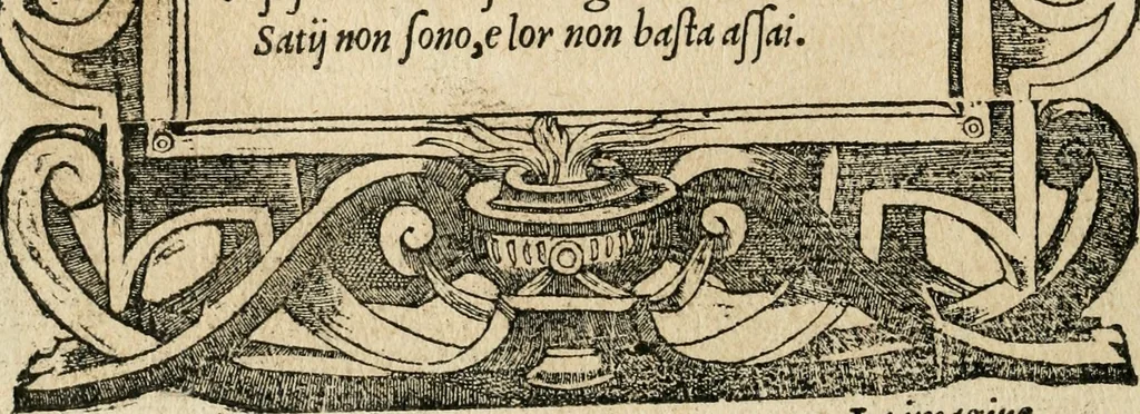 An illustration from Diverse imprese accommodate a diuerse moralità : con versi che i loro significati dichiarano : tratte da gli emblemi dell'Alciato, 1549, leaf 67