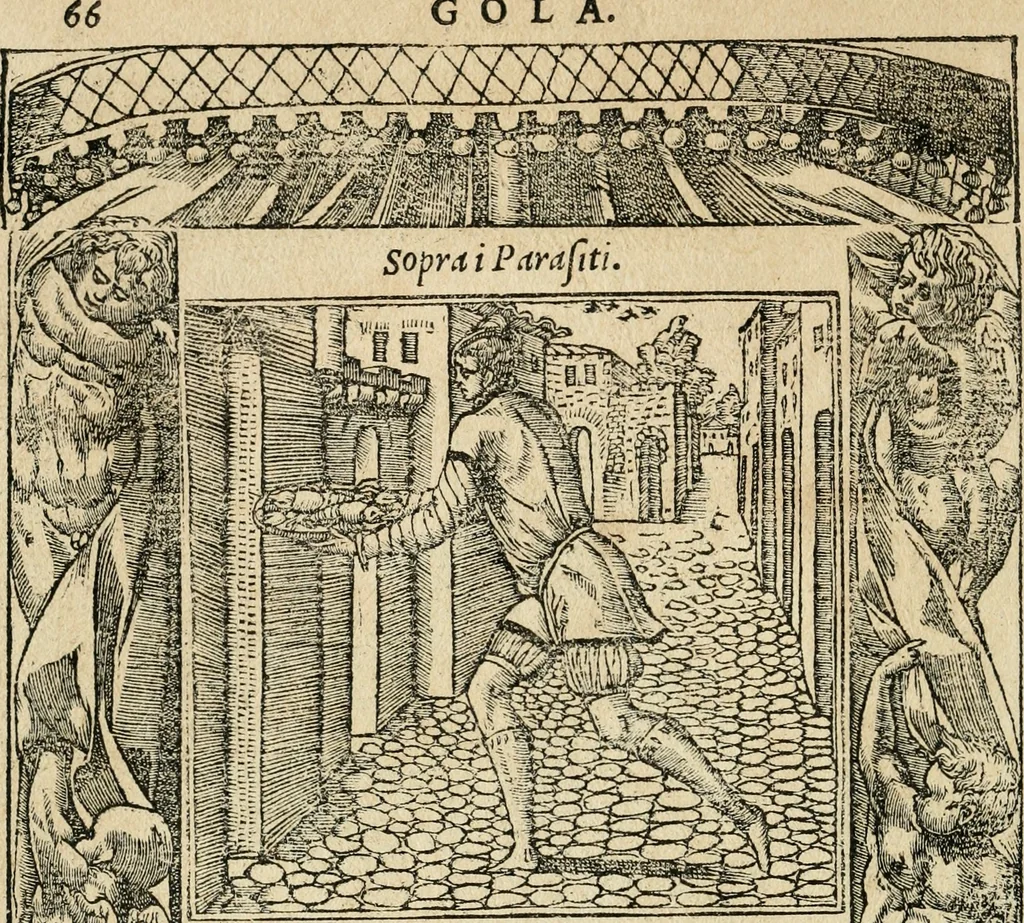 An illustration from Diverse imprese accommodate a diuerse moralità : con versi che i loro significati dichiarano : tratte da gli emblemi dell'Alciato, 1549, leaf 69
