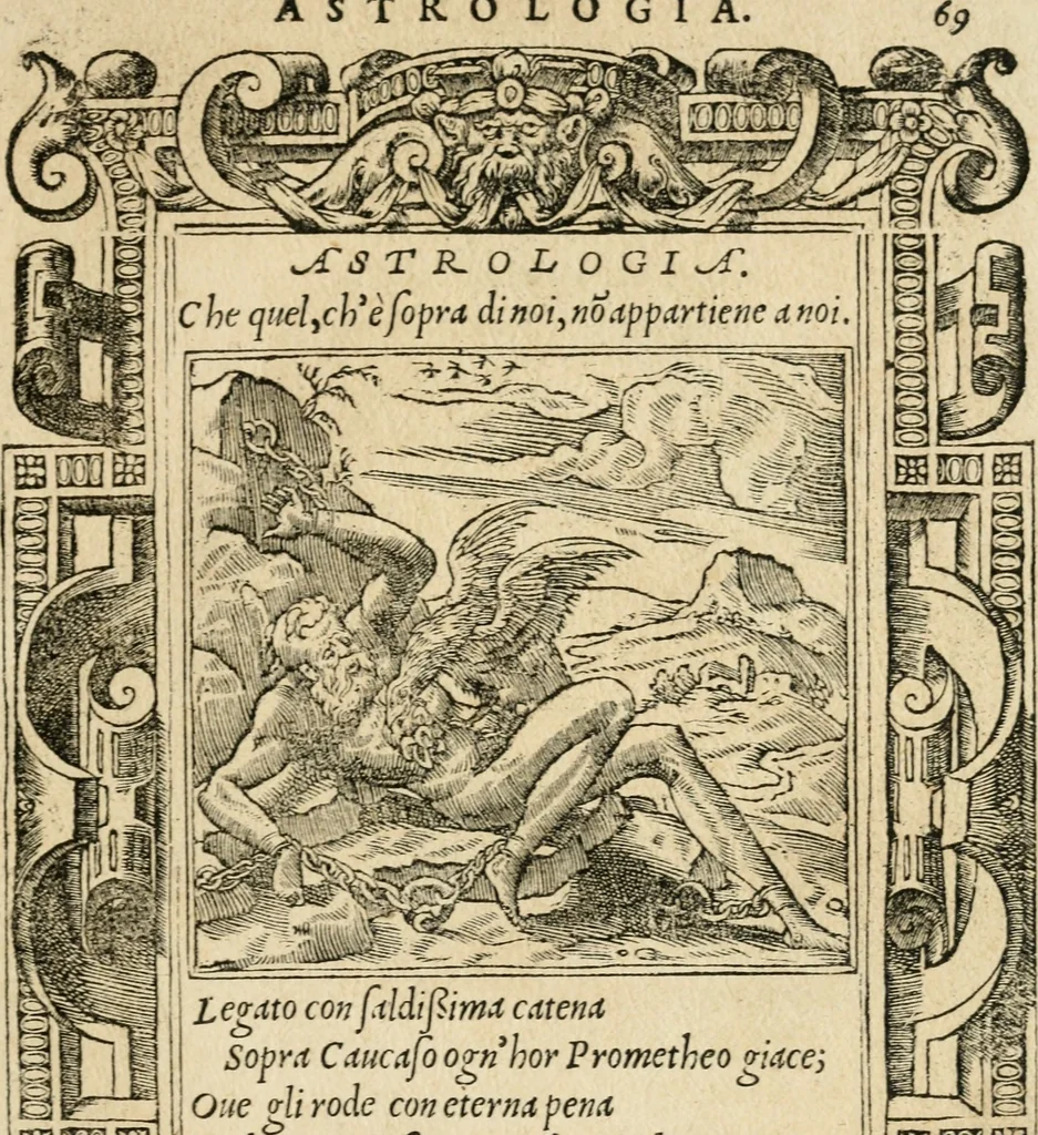 An illustration from Diverse imprese accommodate a diuerse moralità : con versi che i loro significati dichiarano : tratte da gli emblemi dell'Alciato, 1549, leaf 72