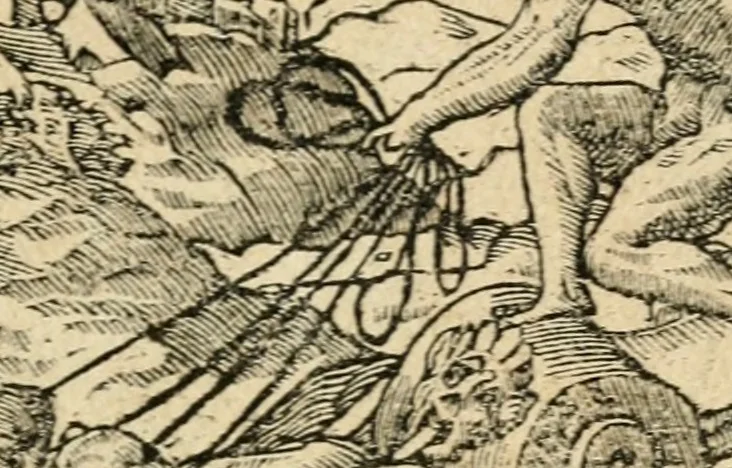 An illustration from Diverse imprese accommodate a diuerse moralità : con versi che i loro significati dichiarano : tratte da gli emblemi dell'Alciato, 1549, leaf 74