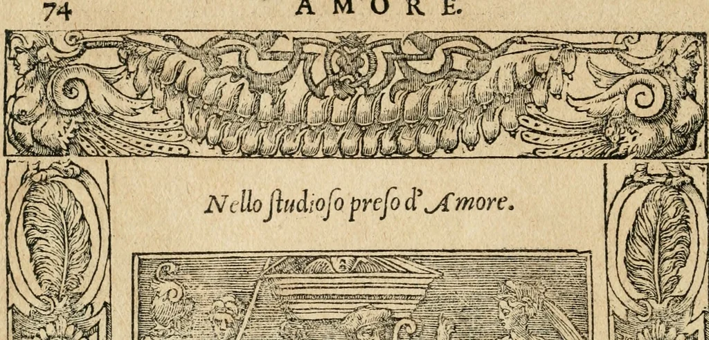 An illustration from Diverse imprese accommodate a diuerse moralità : con versi che i loro significati dichiarano : tratte da gli emblemi dell'Alciato, 1549, leaf 77