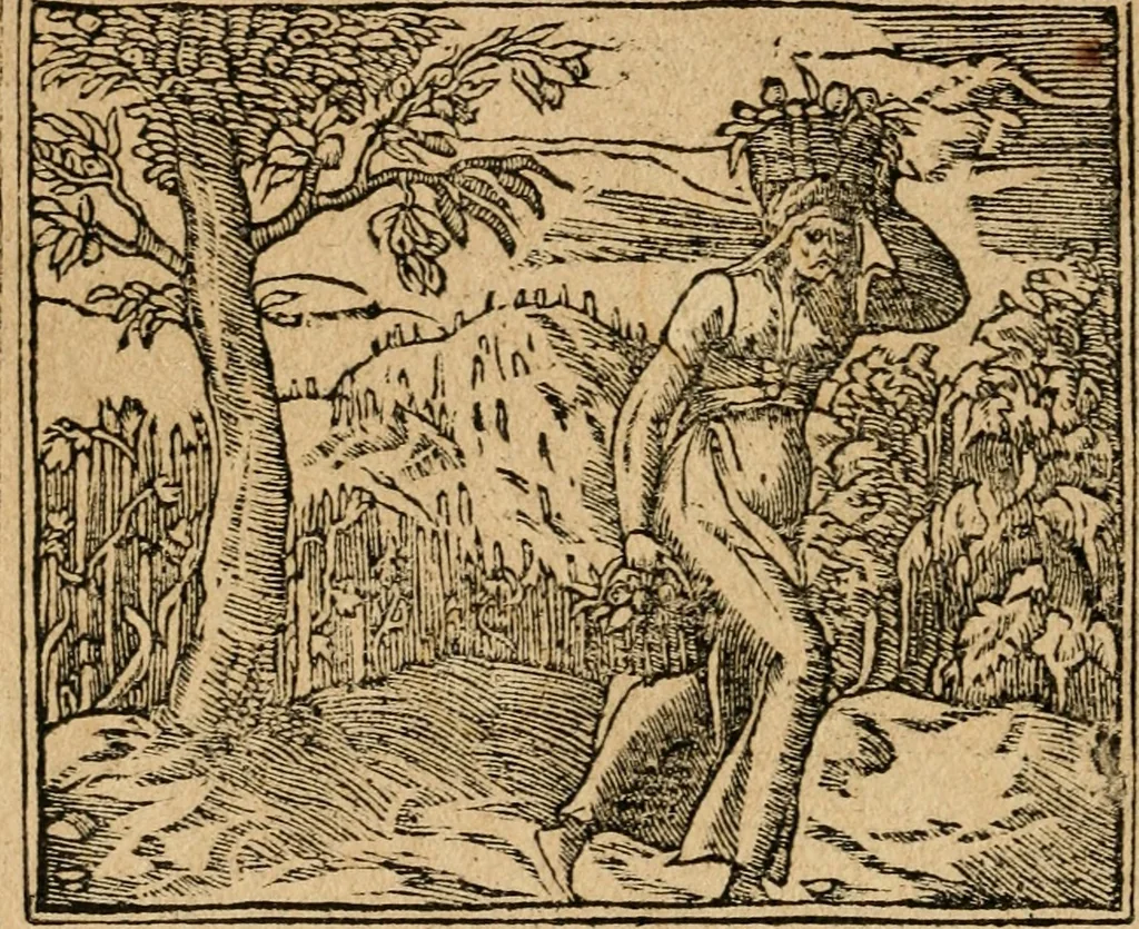 An illustration from Diverse imprese accommodate a diuerse moralità : con versi che i loro significati dichiarano : tratte da gli emblemi dell'Alciato, 1549, leaf 97