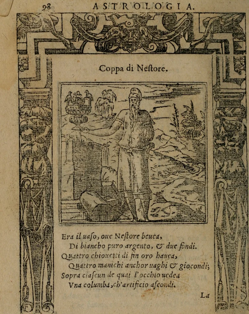 An illustration from Diverse imprese accomodate a diverse moralità, co versi che i loro significati dichiarano insieme con molte altre mella lingua italiana non piu tradotte, 1576, leaf 101