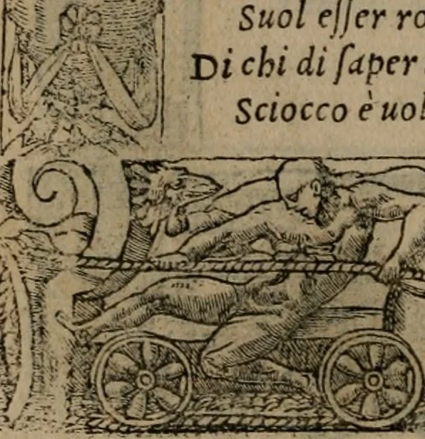 An illustration from Diverse imprese accomodate a diverse moralità, co versi che i loro significati dichiarano insieme con molte altre mella lingua italiana non piu tradotte, 1576, leaf 103