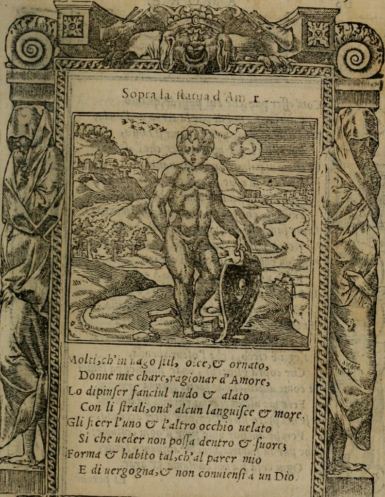 An illustration from Diverse imprese accomodate a diverse moralità, co versi che i loro significati dichiarano insieme con molte altre mella lingua italiana non piu tradotte, 1576, leaf 112