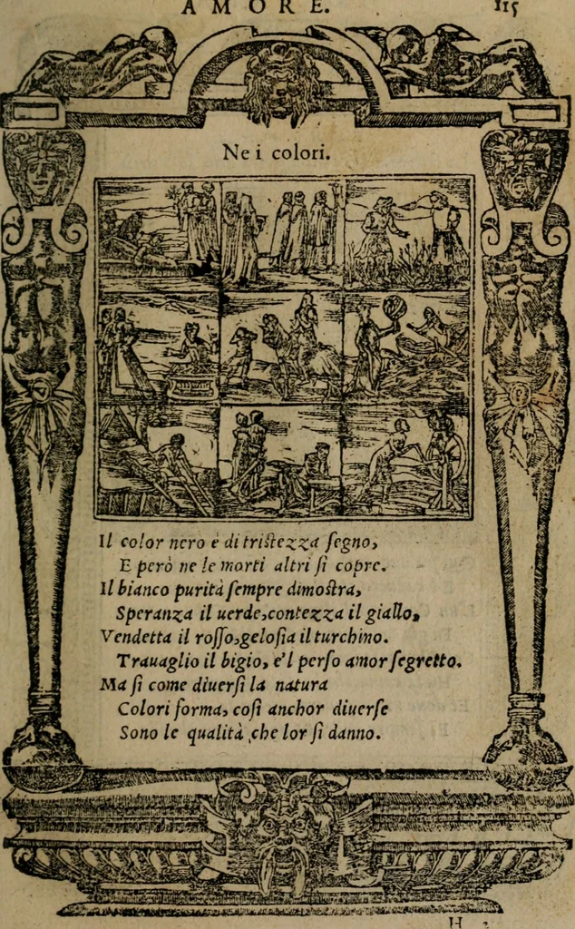An illustration from Diverse imprese accomodate a diverse moralità, co versi che i loro significati dichiarano insieme con molte altre mella lingua italiana non piu tradotte, 1576, leaf 118
