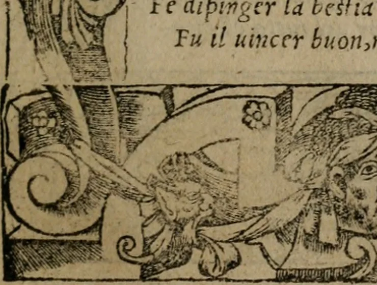 An illustration from Diverse imprese accomodate a diverse moralità, co versi che i loro significati dichiarano insieme con molte altre mella lingua italiana non piu tradotte, 1576, leaf 124