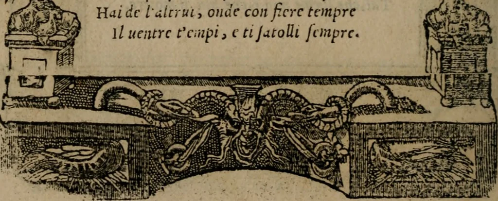 An illustration from Diverse imprese accomodate a diverse moralità, co versi che i loro significati dichiarano insieme con molte altre mella lingua italiana non piu tradotte, 1576, leaf 129