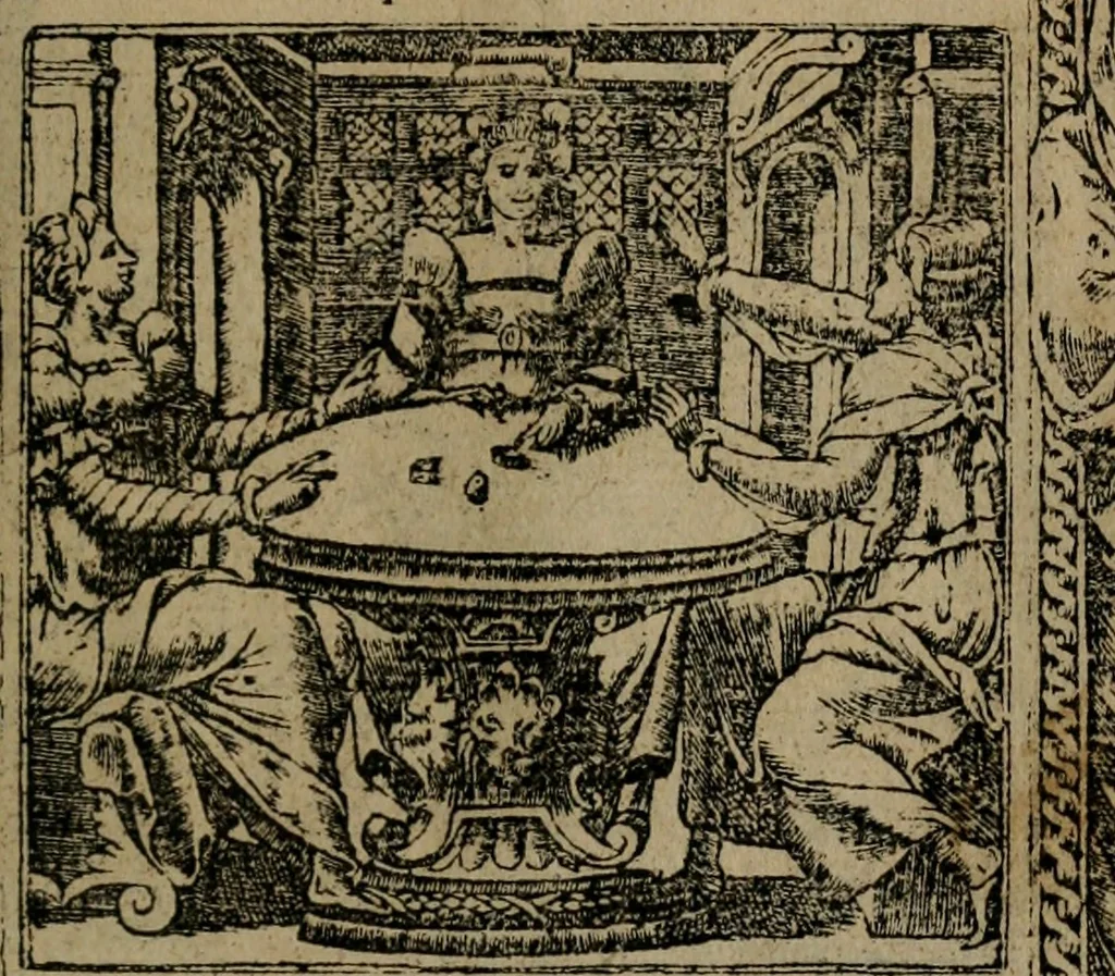 An illustration from Diverse imprese accomodate a diverse moralità, co versi che i loro significati dichiarano insieme con molte altre mella lingua italiana non piu tradotte, 1576, leaf 130