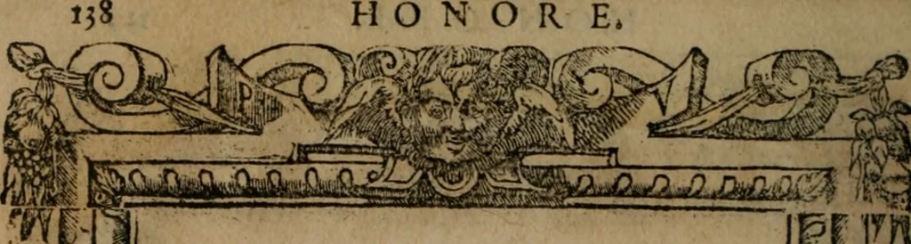An illustration from Diverse imprese accomodate a diverse moralità, co versi che i loro significati dichiarano insieme con molte altre mella lingua italiana non piu tradotte, 1576, leaf 141