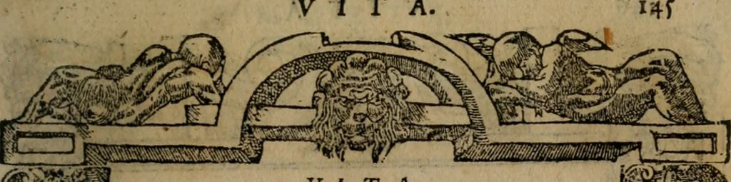 An illustration from Diverse imprese accomodate a diverse moralità, co versi che i loro significati dichiarano insieme con molte altre mella lingua italiana non piu tradotte, 1576, leaf 148