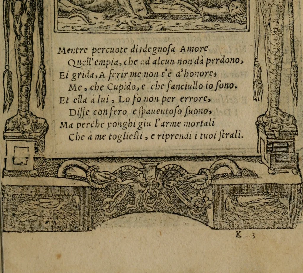 An illustration from Diverse imprese accomodate a diverse moralità, co versi che i loro significati dichiarano insieme con molte altre mella lingua italiana non piu tradotte, 1576, leaf 152