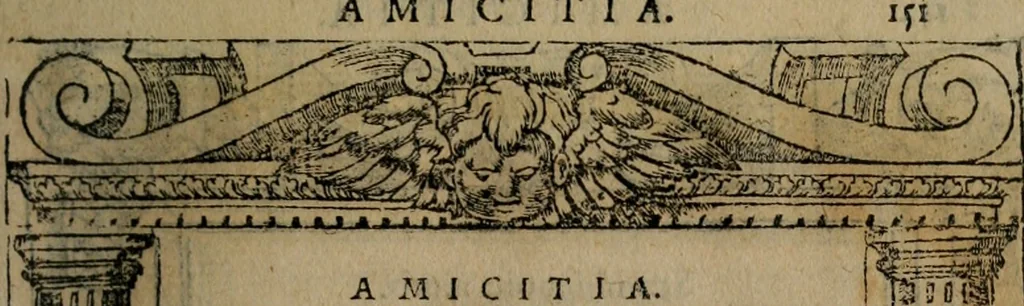An illustration from Diverse imprese accomodate a diverse moralità, co versi che i loro significati dichiarano insieme con molte altre mella lingua italiana non piu tradotte, 1576, leaf 154