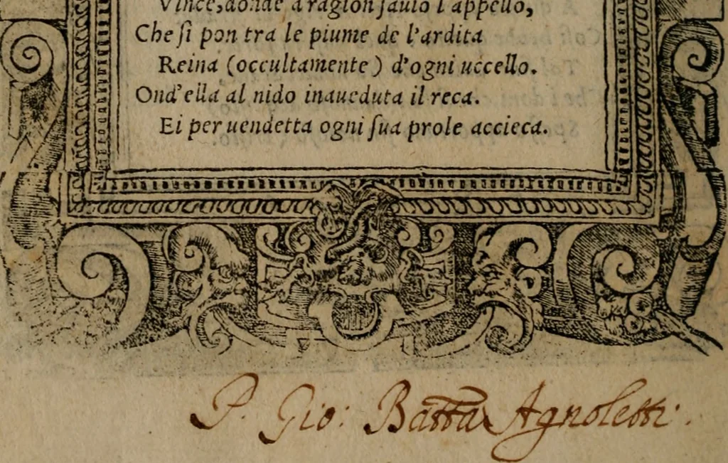 An illustration from Diverse imprese accomodate a diverse moralità, co versi che i loro significati dichiarano insieme con molte altre mella lingua italiana non piu tradotte, 1576, leaf 161